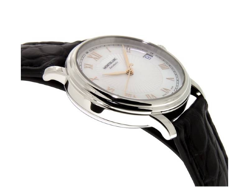 WOMEN'S WATCH AUTOMATIC STEEL/LEATHER TRADITION MONTBLANC 114366